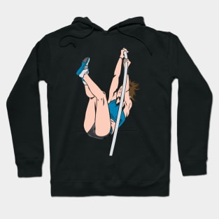 Pole Vault Shirt with Female Pole Vault Jumper Hoodie